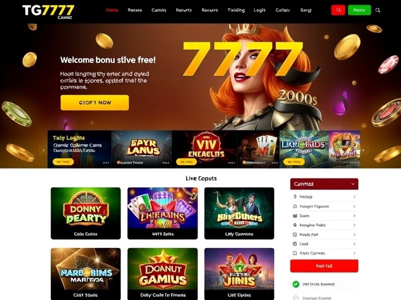Official promotional site for tg777 casino login.com - Access secure login, explore casino games, bonuses, and trusted gambling services.